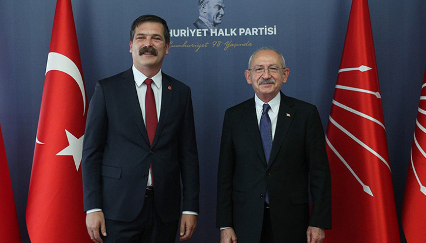 Kılıçdaroğlu, TİP Genel Başkanı Erkan Baş ile görüştü