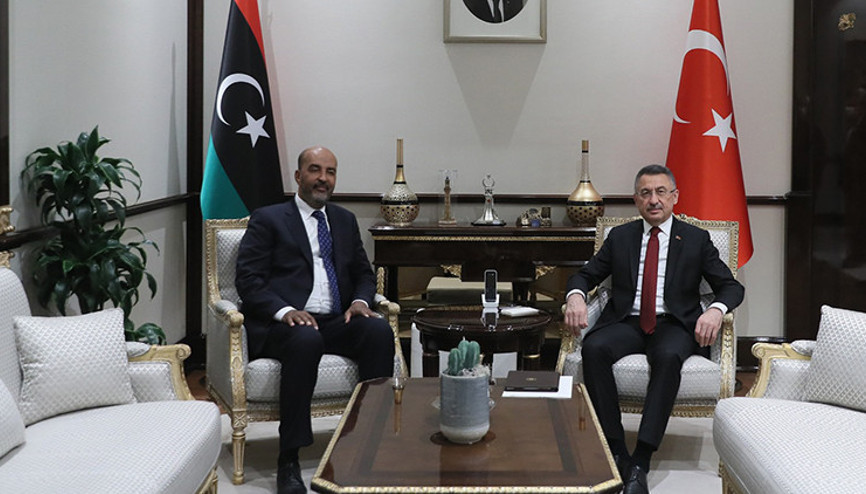 Cumhurbaşkanı Yardımcısı Oktay, Libya heyetini kabul etti