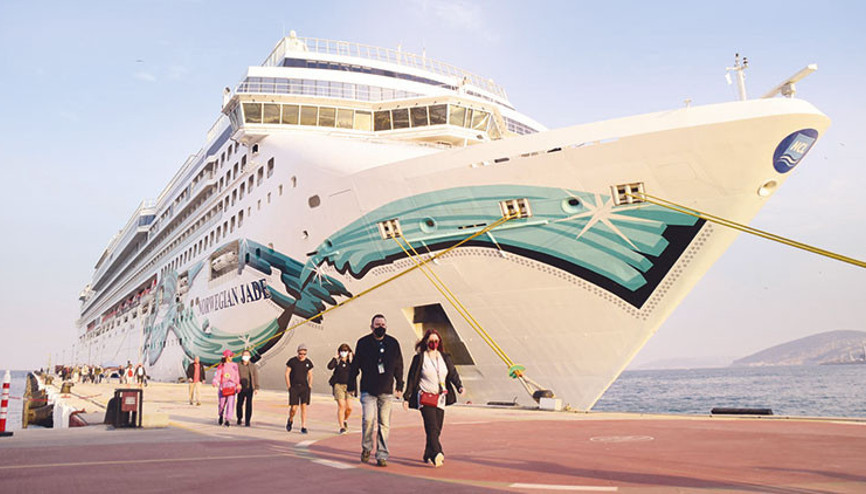 650 dev gemiyle 750 bin turist Kuşadası’na gelecek