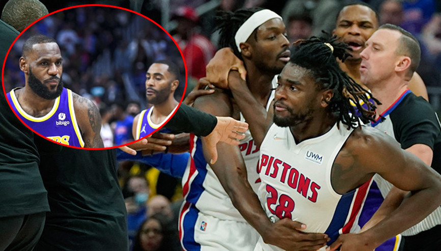 NBAde inanılmaz olay LeBron Jamesin özrünü kabul etmedi, kanlar içinde...