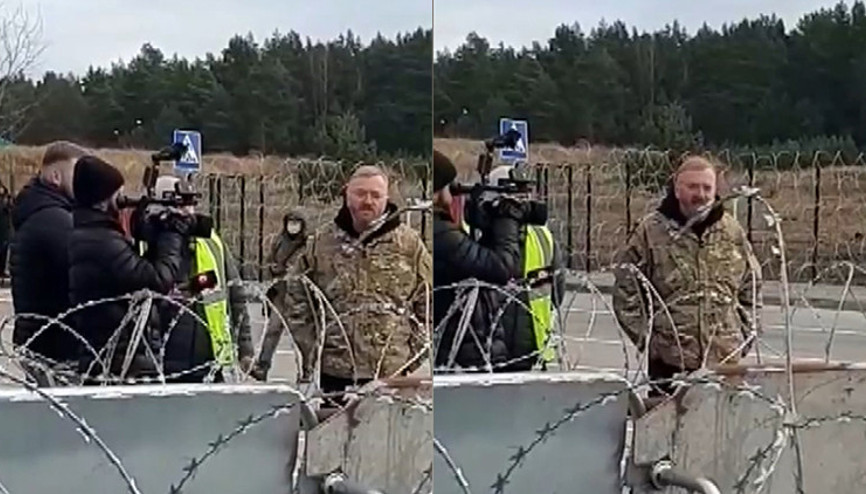 Rus vekil Polonya-Belarus sınırında