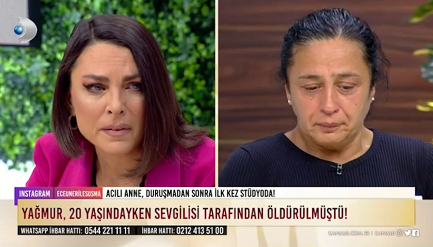 Ece Üner canlı yayında gözyaşlarını tutamadı