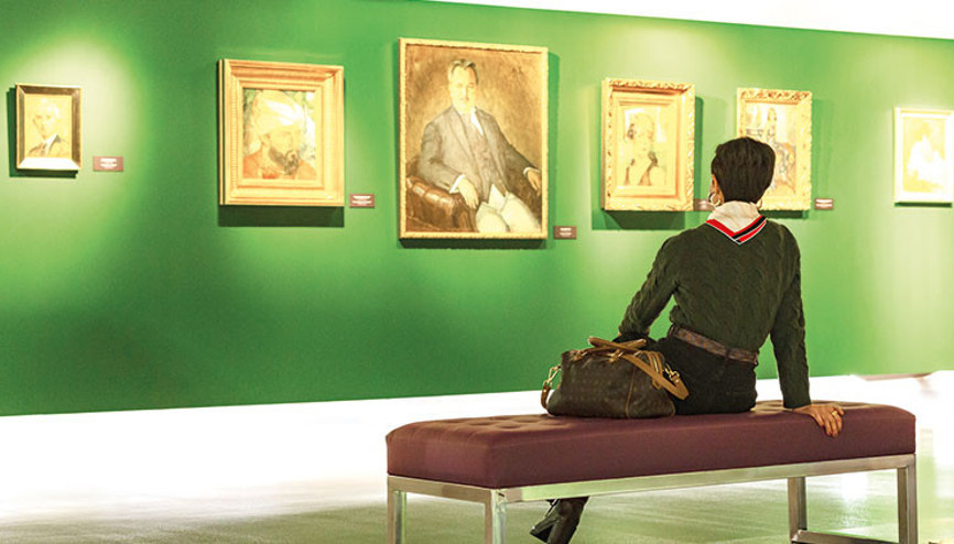 İbrahim Çallı sergisine yoğun ilgi İbrahim Çallı sergisine yoğun ilgi