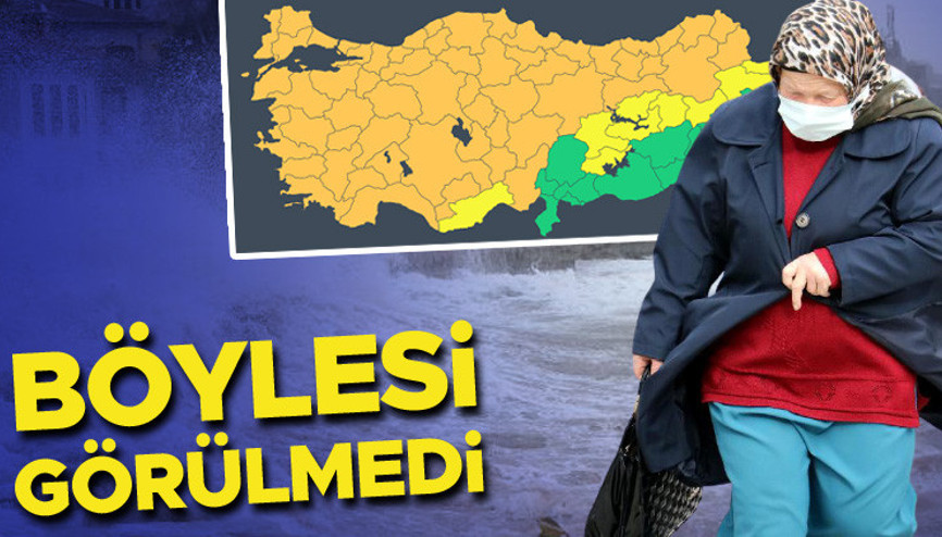 Lodos felaketi Meteorolojiden 67 kente sarı ve turuncu uyarı Sıcaklık azalıyor...