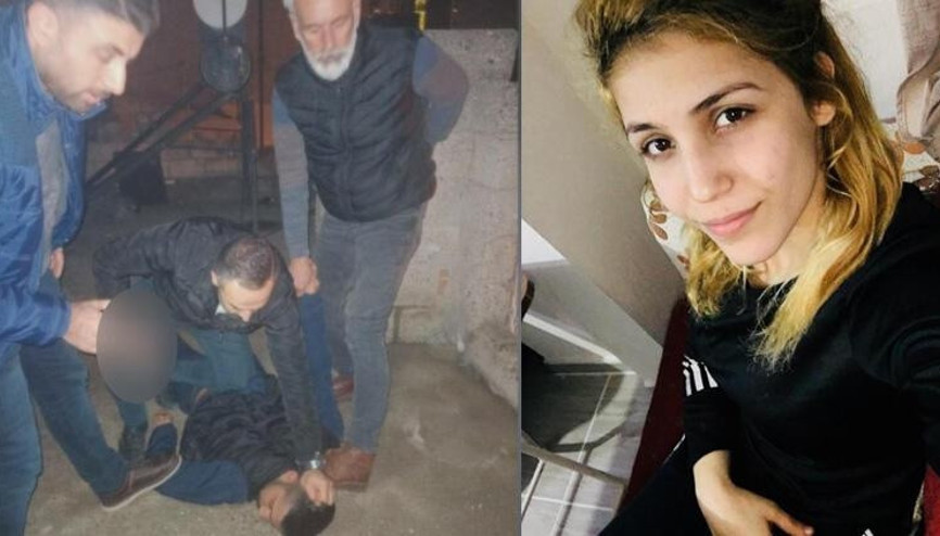 Ekin Gökçe Yıldızın katil zanlısının yakalanma anı