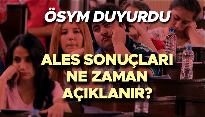ALES sonuçları ne zaman, hangi tarihte açıklanacak 2021 ALES/3 sınav sonuçları ÖSYM.gov.tr ekranında olacak ALES sonuçları ne zaman, hangi tarihte açıklanacak 2021 ALES/3 sınav sonuçları ÖSYM.gov.tr ekranında olacak