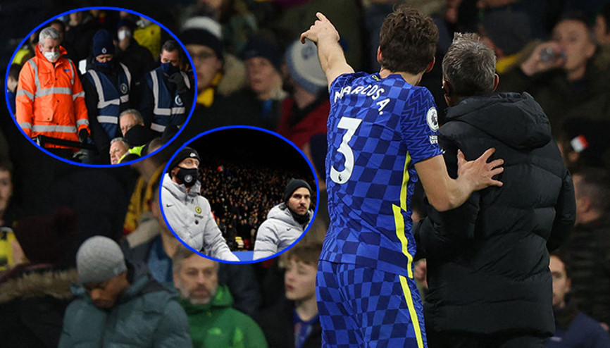 Watford - Chelsea maçında korkutan olay Yarım kaldı, 35 dakika sonra başlayabildi...