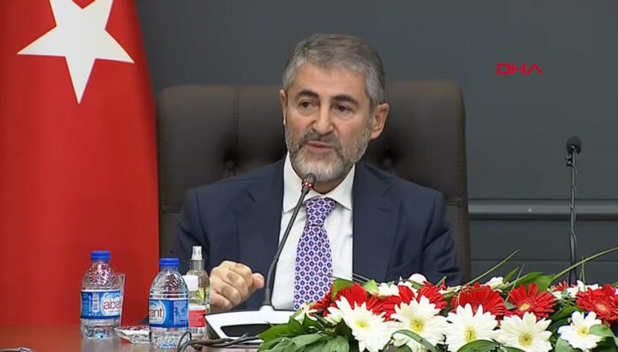 Hazine ve Maliye Bakanı olarak atanan Nureddin Nebati için devir teslim töreni yapıldı