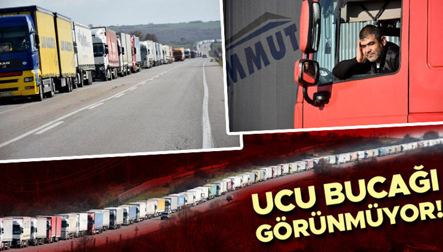 19 kilometrelik kuyruk Ucu bucağı görünmüyor... 72 saati aştı