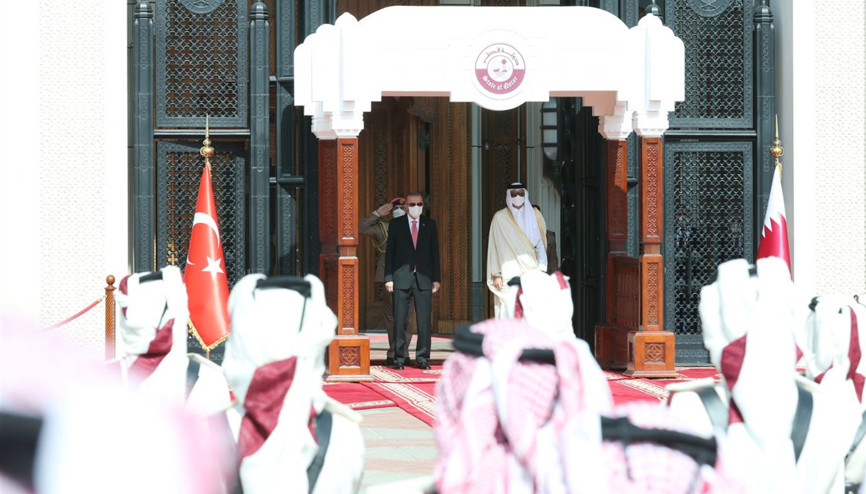 Cumhurbaşkanı Erdoğan Katar’da