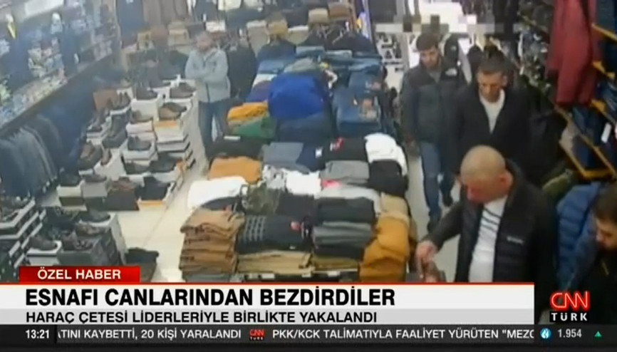 Haraç çetesine operasyon