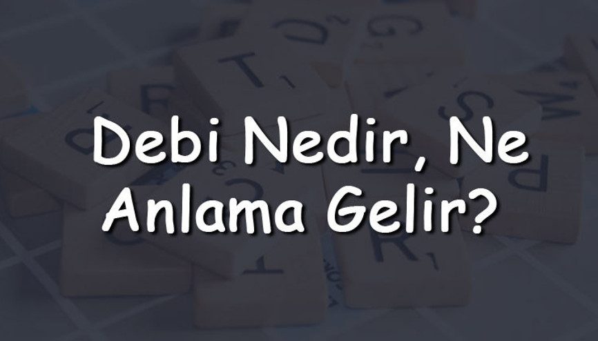 Debi nedir, ne anlama gelir Su debisi ne demek Debi nasıl artar, nasıl ölçülür Debi nedir, ne anlama gelir Su debisi ne demek Debi nasıl artar, nasıl ölçülür