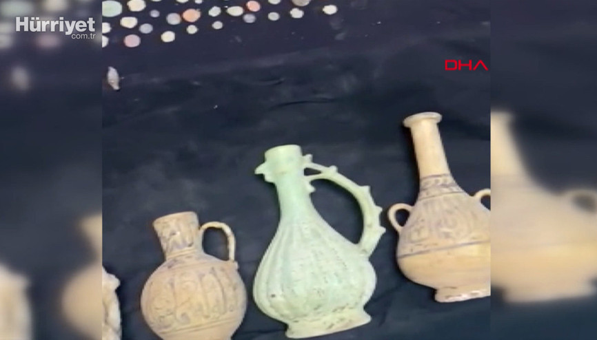 Adanada tarihi eser kaçakçılığı operasyonu; sikke ve heykelcikler ele geçirildi