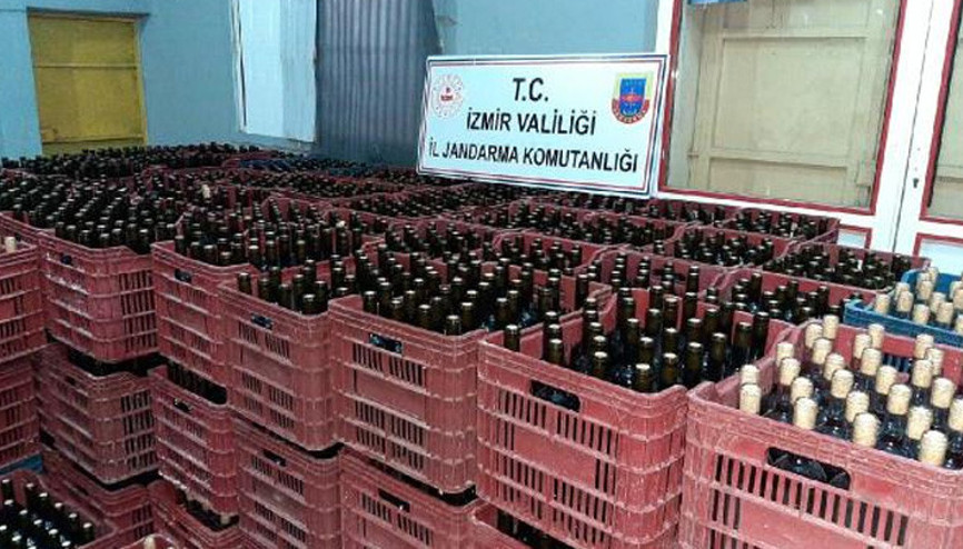 İzmirde ele geçirildi: Tam 6 bin litre