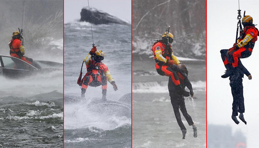 Her anı böyle görüntülendi... Nefes kesen kurtarma operasyonu dünya gündeminde