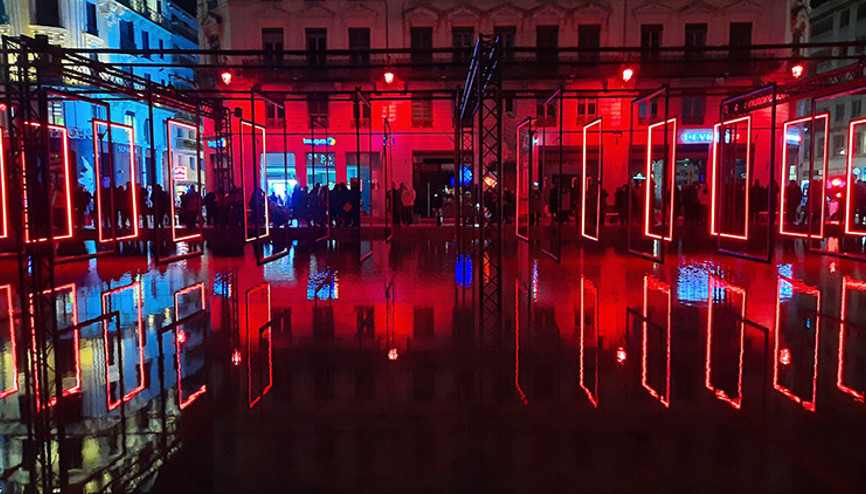 Işık festivali Fransa sokaklarını süsledi