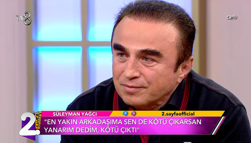 Oyuncu Süleyman Yağcının gözyaşları...