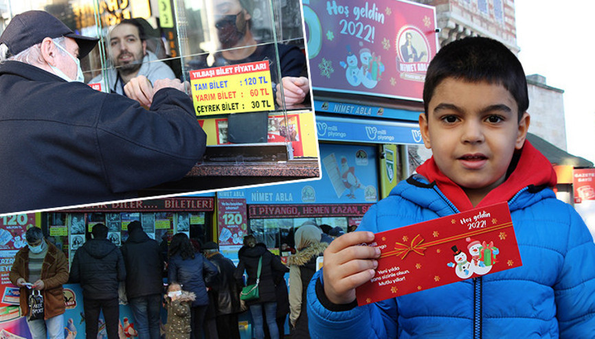 Milli Piyango yılbaşı çekilişine geri sayım başladı Nimet Ablaya akın ettiler... Büyük ikramiye heyecanı