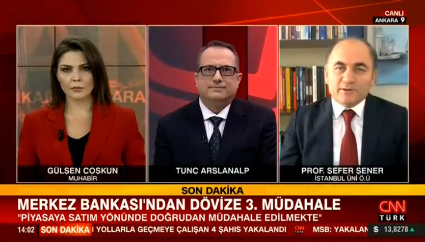 Merkez Bankasından dövize 3. müdahale