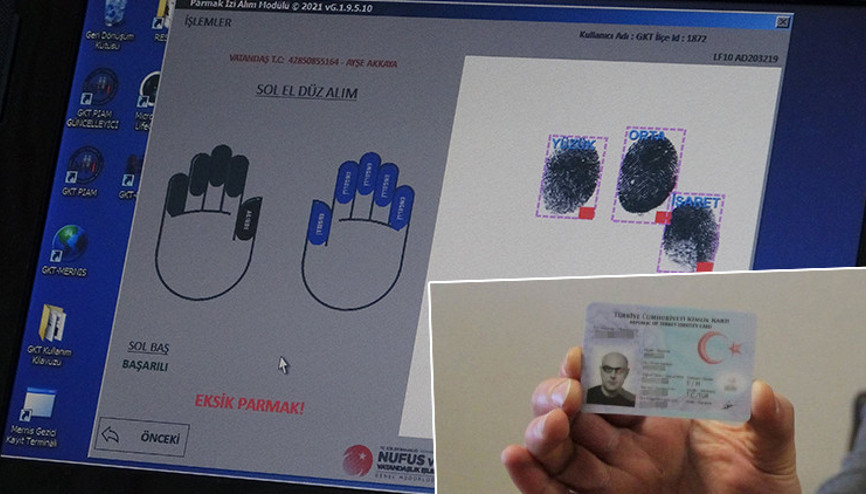 Nüfus müdürlüklerinde kimlik kartı uygulaması Evden yapılabilecek