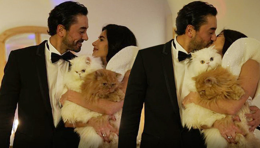 Gökhan Alkan ve Nesrin Cavadzadeden nikah provası