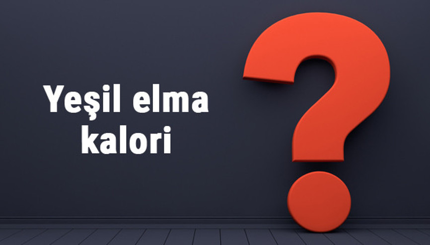 Yeşil elma kaç kalori 100 gram yeşil elma besin değerleri ve kalorisi...