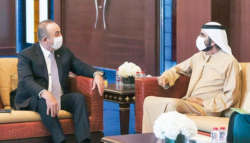 Çavuşoğlu, Dubai Emiri ile görüştü