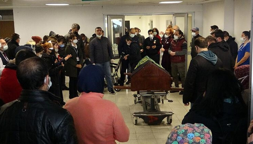 Koronavirüsten hayatını kaybeden Seher ebe için tören düzenlendi