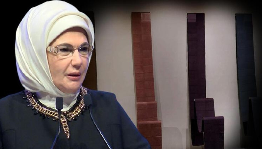 Emine Erdoğan giydi, şal şepik kumaşına ilgi arttı
