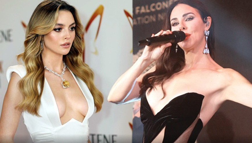 Melis Sezen’in ardından Defne Samyelinin kıyafeti olay oldu