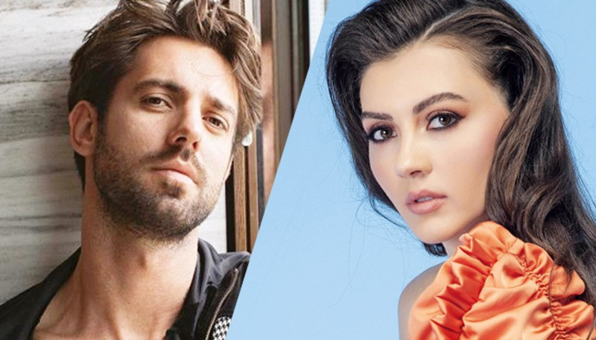 Burcu Özberk ve Serkay Tütüncü Ulus’taki partide yakınlaştı