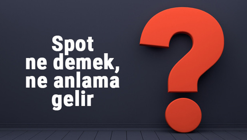 Spot ne demek, ne anlama gelir Spot kelimesinin TDK sözlük anlamı Spot ne demek, ne anlama gelir Spot kelimesinin TDK sözlük anlamı