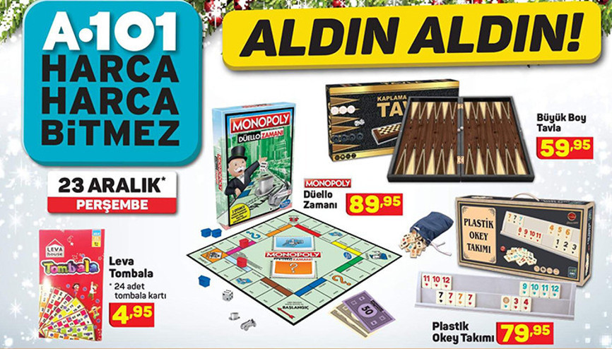 A101 aktüel ürünler kataloğu 23 Aralık 2021 yayınlandı A101de bu hafta neler var