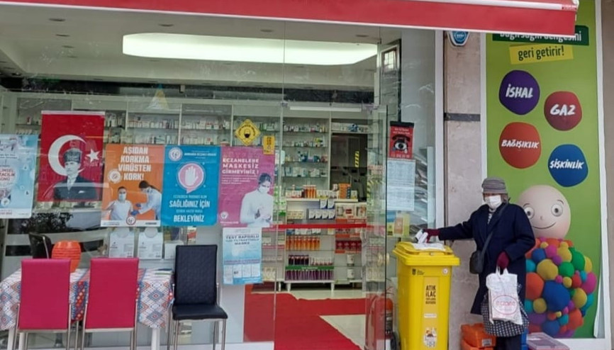 Atık ilaçlar sarı kutuya