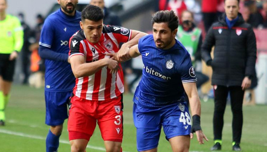 4 gollü düelloda Samsunspor ile Tuzlaspor yenişemedi