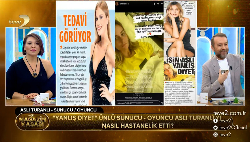 Yanlış diyet Aslı Turanlı’yı hastanelik etti