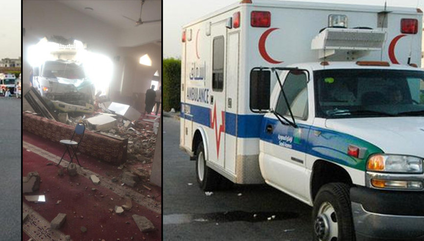 Suudi Arabistan’da kamyon camiye daldı Korkunç görüntüler...