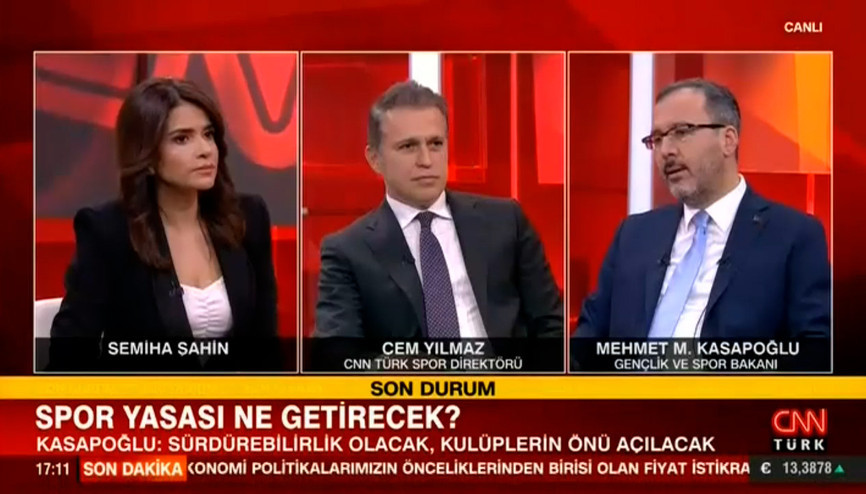Gençlik ve Spor Bakanı Mehmet Muharrem Kasapoğlu yeni spor yasasının detaylarını anlattı