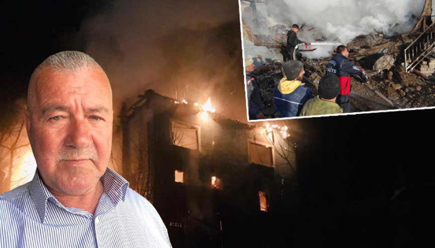 Bilecikte acı olay Eşini alevlerden kurtardı kendi yanarak can verdi