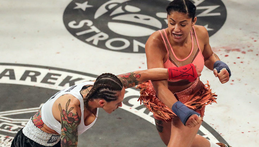 Ünlü dövüşçü Pearl Gonzalez, ameliyat öncesi iddialı pozlarıyla dikkat çekti
