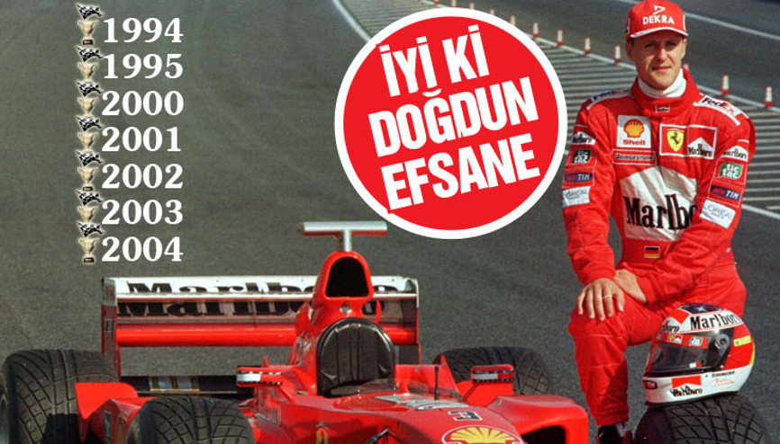 Michael Schumacher 53 yaşında