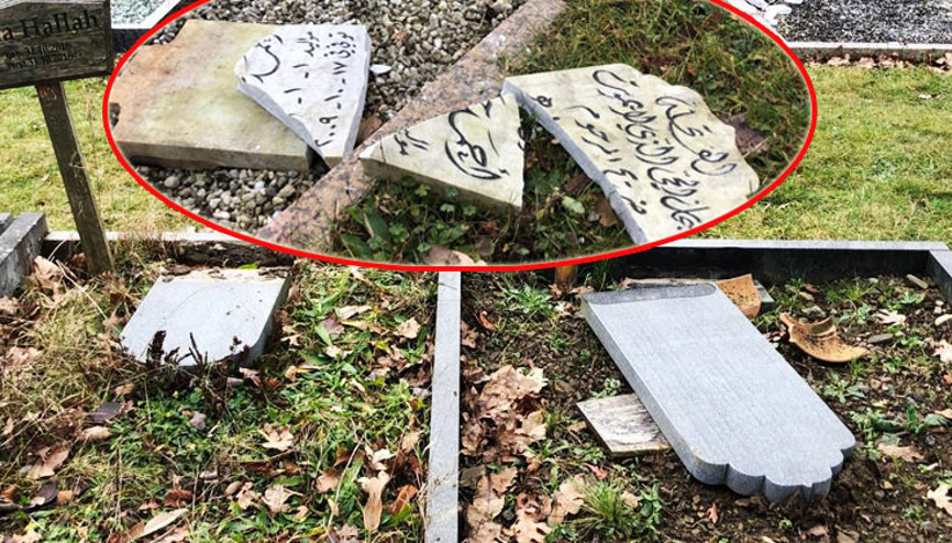 Mezarda da saldırıya uğradılar Mezarda da saldırıya uğradılar