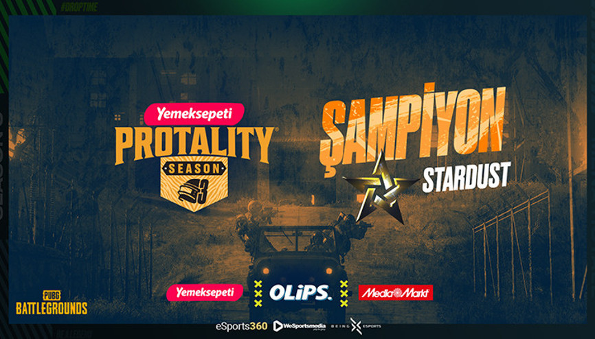 Yemeksepeti Protality Sezon 3 şampiyonu STARDUST