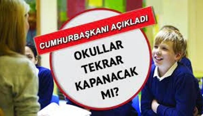 Okullar kapanacak mı Yarıyıl tatili öne mi alınacak Cumhurbaşkanı Erdoğan ve Bakan Özerden yüz yüze eğitim açıklaması