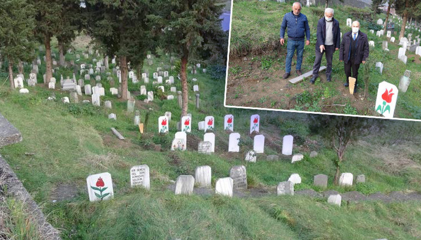 Trabzon’da mezar taşlarını çalan mermerci ustası çıktı Mezar taşlarını 500 TL’ye satmış