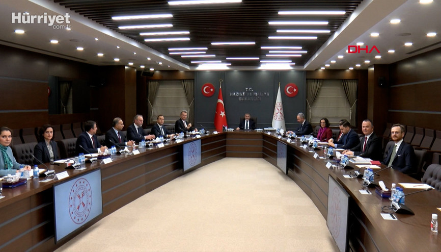 Bakan Nebati, TÜSİAD Başkanı Kaslowski ve heyeti ile bir araya geldi