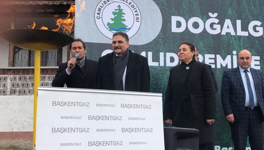 Çamlıdere’de doğal gaz kullanımı başladı