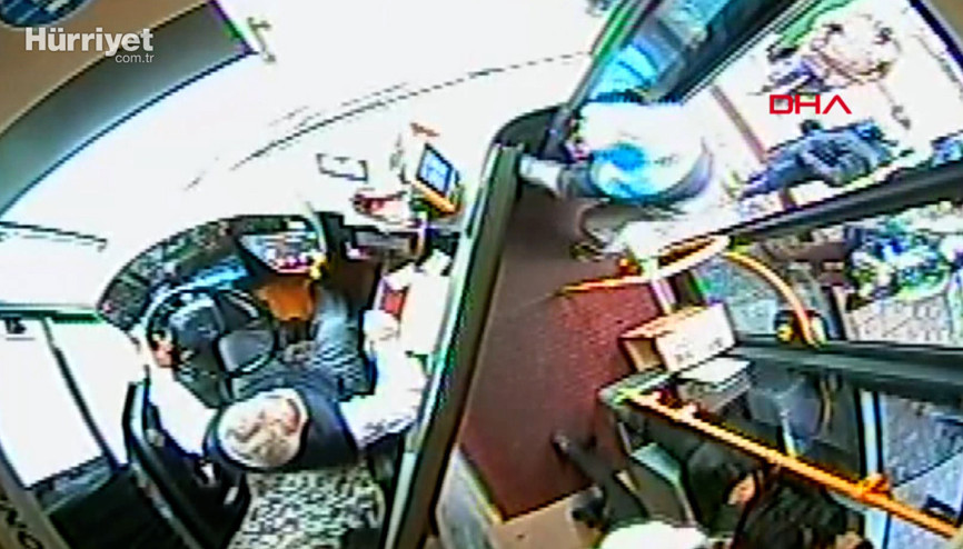 İstanbulkartının bakiyesi yetersiz çıkınca yangın tüpünü çalıp kaçtı