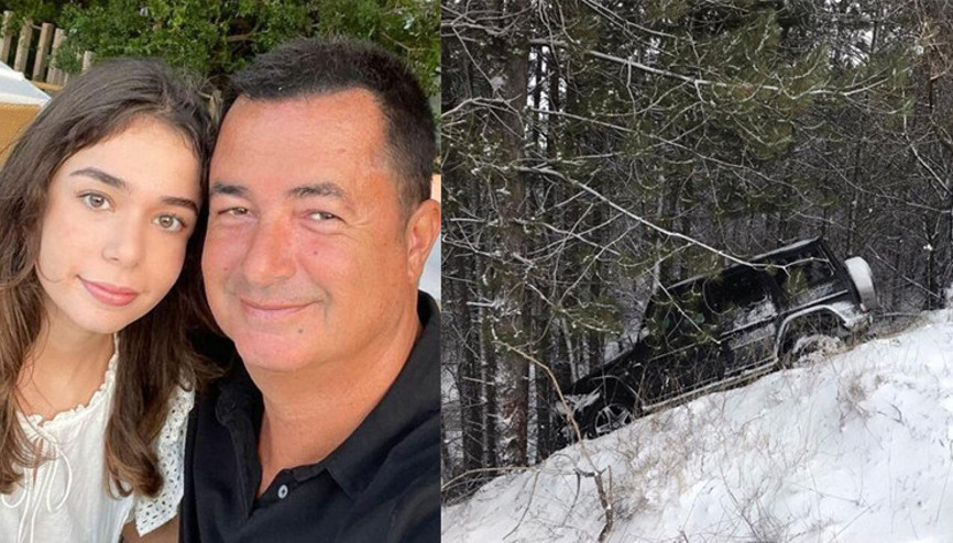 Acun Ilıcalı ve Zeynep Yılmazın kızı Leyla Ilıcalı, Kartalkaya tatili dönüşü kaza geçirdi Acun Ilıcalı ve Zeynep Yılmazın kızı Leyla Ilıcalı, Kartalkaya tatili dönüşü kaza geçirdi