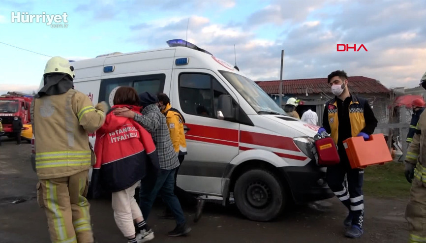 Arnavutköyde iki kardeş sobayı tutuştururken kendilerini yaktı